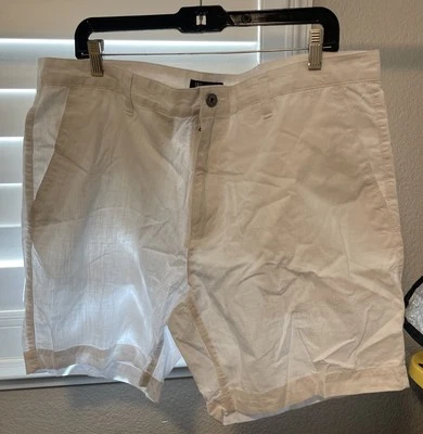 Pantalones Cortos Informales Ligeros Cambray para Hombres INC Blancos Talla 38 1190 Foto 1 de 4