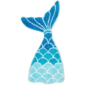 Mermaid Bath Mat Soft Thick Microfiber Cute Kids Bath Rug Non-Slip Absorbent ... - Bild 1 von 7