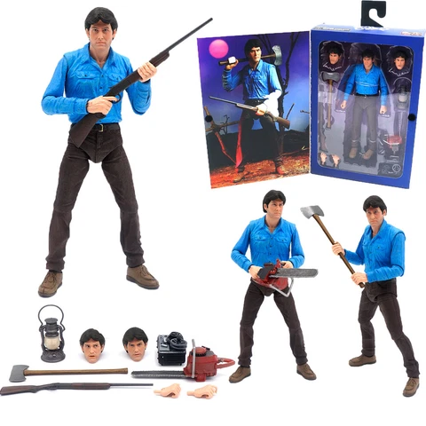 NECA Ash vs Evil Dead Ultimate Ash 7" Action Figure Movie 40th Anniversary Doll Cover