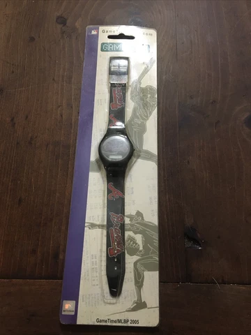 Atlanta Braves Game Time / MLBP 2005 Wrist Watch - NEW Cover