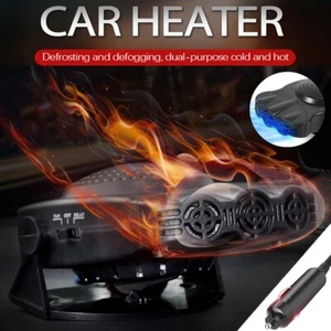 12V DC Car Truck Heater Defroster Demister Heating Fan Plug in Cigarette Lighter - Picture 1 of 15