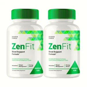 2-Pack ZenFit Blood Support for Energy and Weight Management - 120 Capsules - Picture 1 of 6