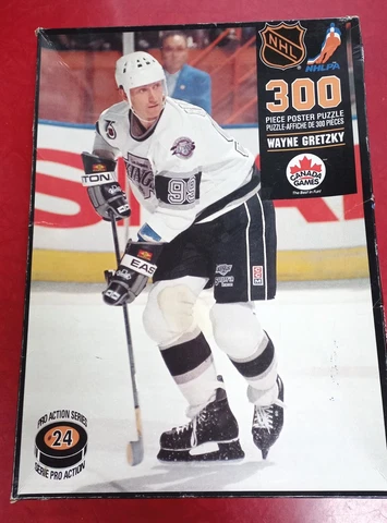 1992 Wayne Gretzky Puzzle Large 300 Piece Version, Canada Games COMPLETE COUNTED Cover