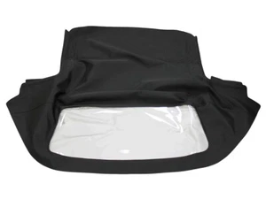 Fits Alfa Romeo Spider 1971-94 Soft Top Made From BLACK Haartz Stayfast Canvas - Picture 1 of 14
