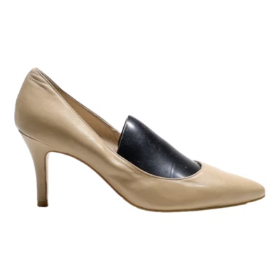 COLE HAAN Pump Heels Beige Leather Womens UK 7 - Image 1 of 4