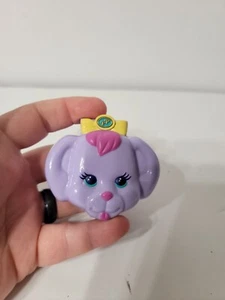 Vintage 1993 Polly Pocket Bluebird Purple Dazzling Dog Show Puppy Compact Only - Bild 1 von 4