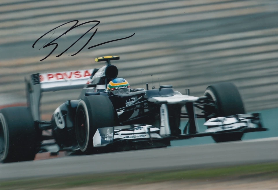 Bruno Senna Hand Signed 12x8 Photo Williams F1 2. - Image 1 of 1