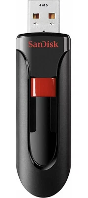 8GB SanDisk CRUZER GLIDE USB Flash Drive High Speed Memory Stick UK - Image 1 of 4