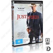 Justified DVD : Season 1 : Timothy Olyphant : Brand New 3 Disc Set