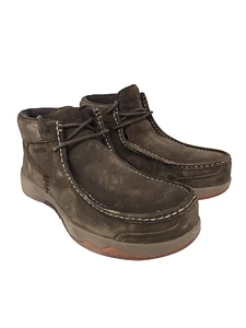 Cody James Men's Low Cut Casual Driver Work Boots Composite Toe Brown Size 9D - Picture 1 of 9
