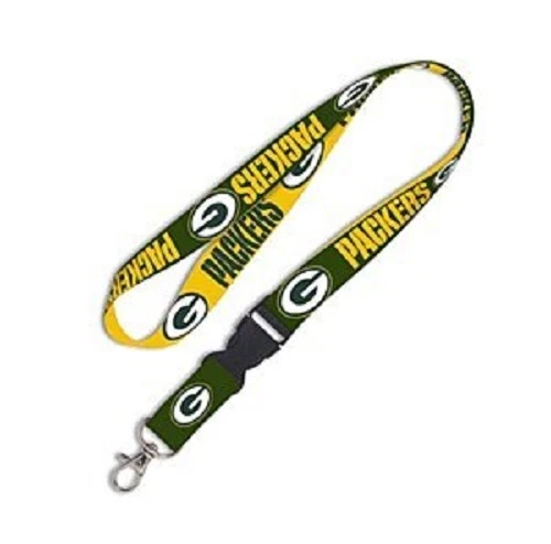 Wincraft NFL Green Bay Packers Lanyard With Detachable Buckle, 3/4"-NEW!! - Image 1 of 1