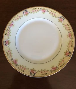 Theodore Haviland Limoges Sch. 860A Pink Roses Gold Trim Salad Plate - Picture 1 of 3