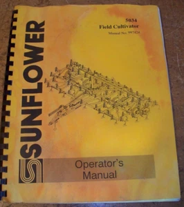 Sunflower 5034 Field Cultivator Operators Manual Sept 97 - Picture 1 of 2
