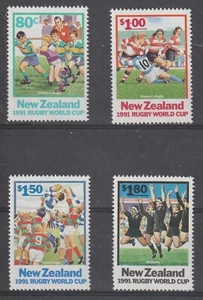 New Zealand 1991 #1054-57 Rugby World Cup - MNH set of 4 - Picture 1 of 5