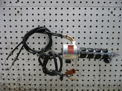 HONDA 2000 00 VT1100T SHADOW ACE TOURER MANIJA DERECHA INTERRUPTOR ACELERADOR EMPUÑADURA CABLES Foto 1 de 4
