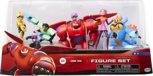 New DISNEY BIG HERO 6 Figurine Set 5-Pack Baymax & Hiro Collectible Figures - Foto 1 di 5