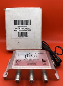 DISH NETWORK MULTI-DISH SWITCH model SWAJ 123475926-AA - Picture 1 of 4