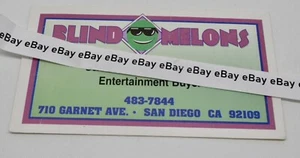 Blind Melons Bar 710 Garnet Ave San Diego Pacific Beach Kalifornien Visitenkarte - Bild 1 von 2
