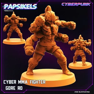 Gore Ro MMA Fighter | Papsikels | | | RPG D&D Wargaming 3D Drukowane Mini - Zdjęcie 1 z 1