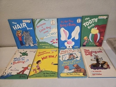 Dr. Seuss Hardcover Kids Books Lot Of 8 Beginning Readers Vintage #1 - Image 1 of 4