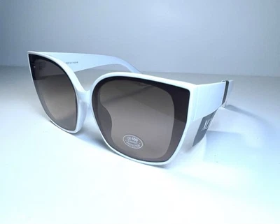 NUEVO XOXO Blanco Diseñador 55919 Gafas de sol + Estuche Foto 1 de 4