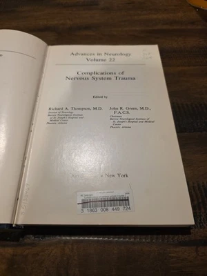 Advances In Neurology (Vol 22) by Thompson & Green - Image 1 of 4