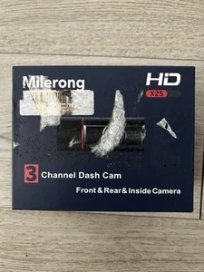 Dual Dash Cam Front and Inside with 64GB Card,Milerong X25 1080P Dash Camera for - Picture 1 of 3