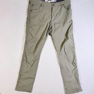 Pantalones para hombre Wrangler ATG All Terrain Gear verde oliva senderismo al aire libre 38x32 - Imagen 1 de 7