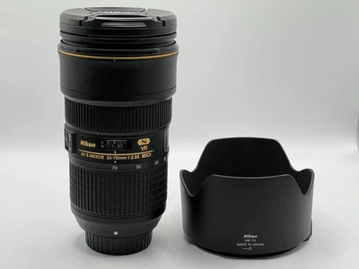 NIKON AF-S 24-70mm 1:2.8E ED VR LENS - VERY GOOD - NIKKOR AFS 24-70 mm f/2.8 E - Image 1 of 4