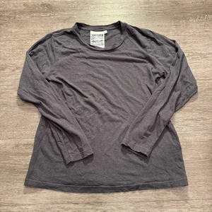 Jungmaven Shirt Adult XS Gray Long Sleeve Hemp Organic Cotton Crew Neck Tee - Picture 1 of 8
