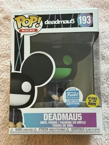 Funko Shop 2020 ¡Pop! Exclusivo de Rocks Glow In The Dark Deadmau5 #193 con protector - Imagen 1 de 6