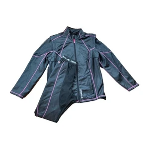 Women's Freeze Out Thermal Protection Black w/ Pink Set Jacket sz L Pants sz M - Picture 1 of 16