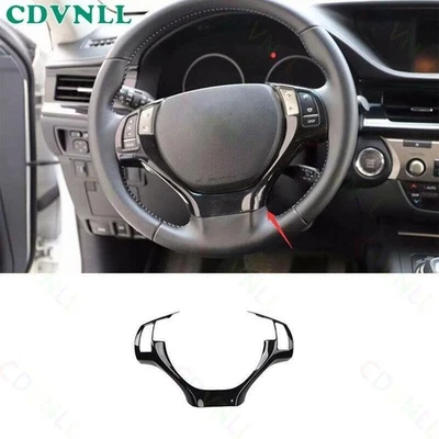 Ярко-черная отделочная полоска для обрамления рулевого колеса для Lexus ES300h 350 2013-2017 1* - Изображение 1 из 4