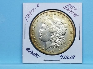 1897-O MORGAN SILVER DOLLAR RARE KEY DATE MILD TONING #41218-57W - Picture 1 of 4