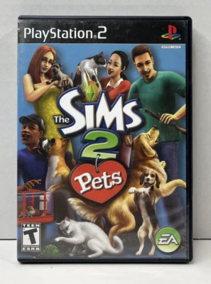 Sims 2 Pets (Sony PlayStation 2, PS2, 2006) - No Manual  - Image 1 of 3
