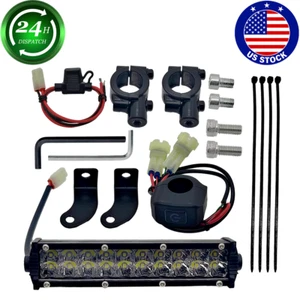 LED Headlight Light Bar Lighting Kit For Yamaha PW80 PW50 TTR50 TTR125 TTR230 - Picture 1 of 9