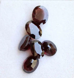 Piedra preciosa suelta corte facetado ovalado granate rojo natural de 21,90 quilates 9*10,5 mm - Imagen 1 de 2