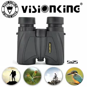 Visionking 5x25 Binoculars Ultra Wide Angle theater racing concert waterproof - Picture 1 of 9