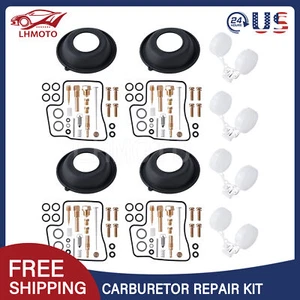 4 Set Carburetor Carb Repair Rebuild Kit For 1984-1985 Honda VF700S Babre 700 - Picture 1 of 11