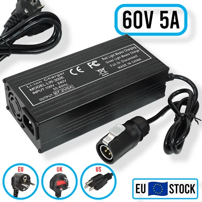 SUR-RON 60V (67.2v) 5A Replacement Charger for Surron Light Bee Li-Ion Battery - Image 1 of 4