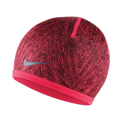 NUEVO Para Mujer Nike Run Clima Frío Reversible Gorro Punch / Borgoña 632297-646 Foto 1 de 3