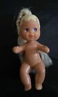 Vintage 1973 Mattel Barbie Blond Baby Krissy Doll Happy Family