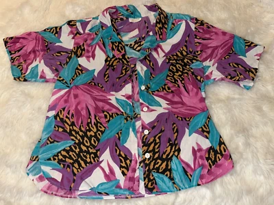 Camisa vintage DK gold de Donn Kenny abotonada talla grande Foto 1 de 4