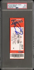 Spencer Torkelson Tigers Signed MLB DEBUT Ticket Stub PSA 10 AUTO 4/8/22 - Picture 1 of 3