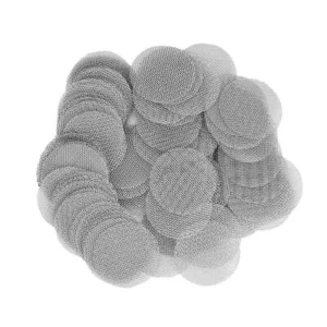 100pz Schermi per Pipa Acciaio Inox Metallo Tabacco Pipa Filtri 3/4Inch - Foto 1 di 6