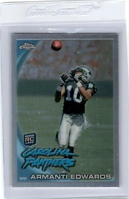 ARMANTI EDWARDS 2010 TOPPS CHROME REFRACTOR ROOKIE PANTHERS K3 - Image 1 of 2
