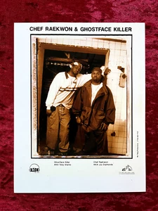 WU-TANG CHEF RAEKWON GHOSTFACE WERBEFOTO DUPLIKAT AUF KARTON SELTEN! - Bild 1 von 1