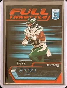 Breece Hall - 2024 Donruss Elite Football - Full Throttle - Numbered /75 #13 - Bild 1 von 1