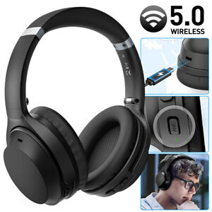 MPOW Noise cancelling Bluetooth 5.0 Headphones Wireless Over Ear Bass Headsets