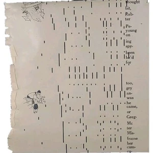 Peter Rabbit Player Piano Song Roll Cell Wall Hanging OOAK 12" x 11" #17 Antique - Picture 1 of 6